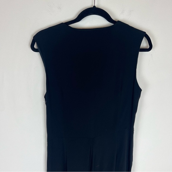 Sandro Paris Parigo Marine Stretch Crepe Jumpsuit Size 2 US M - Picture 6 of 12